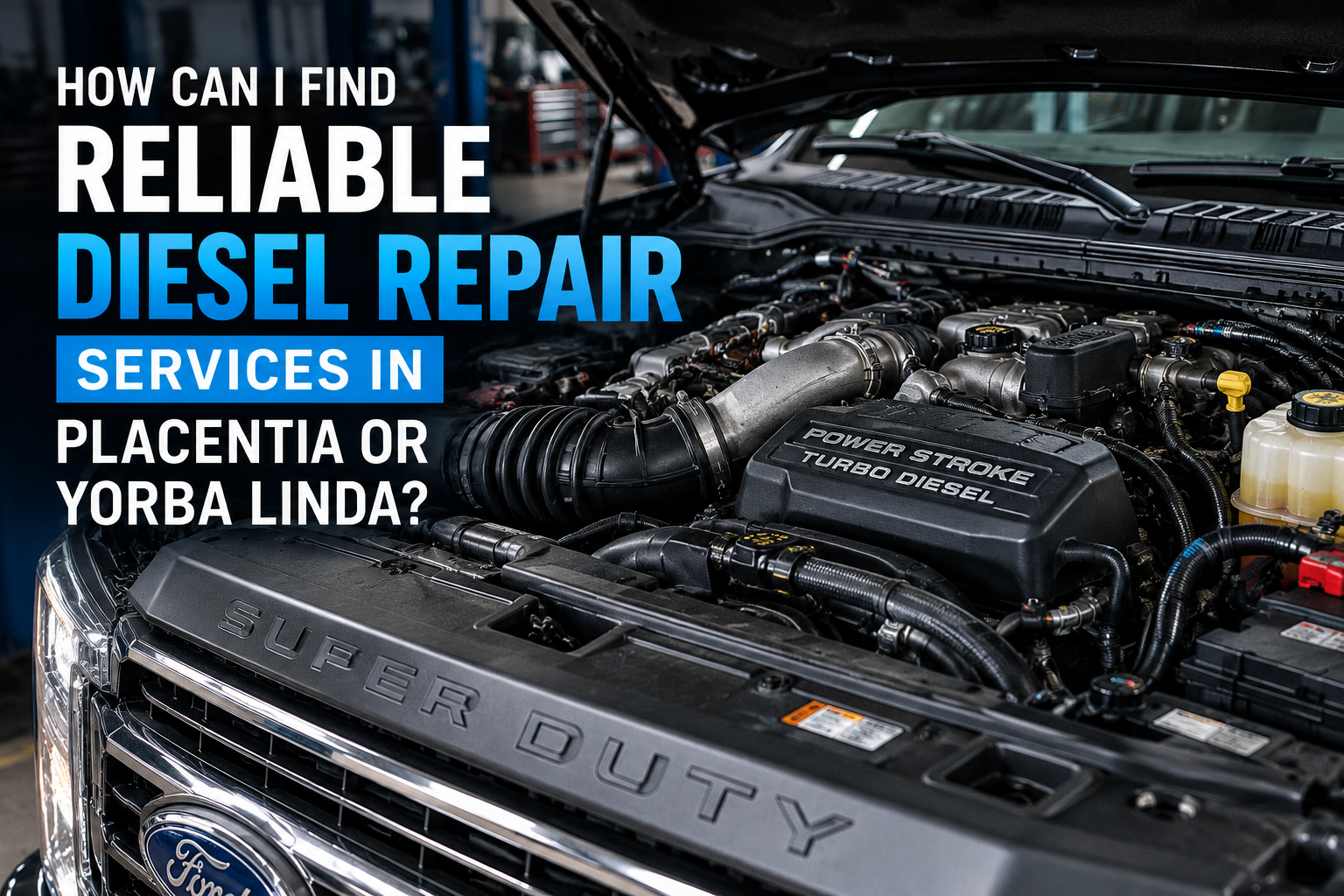 How Can I Find Reliable Diesel Repair Services in Placentia or Yorba Linda?