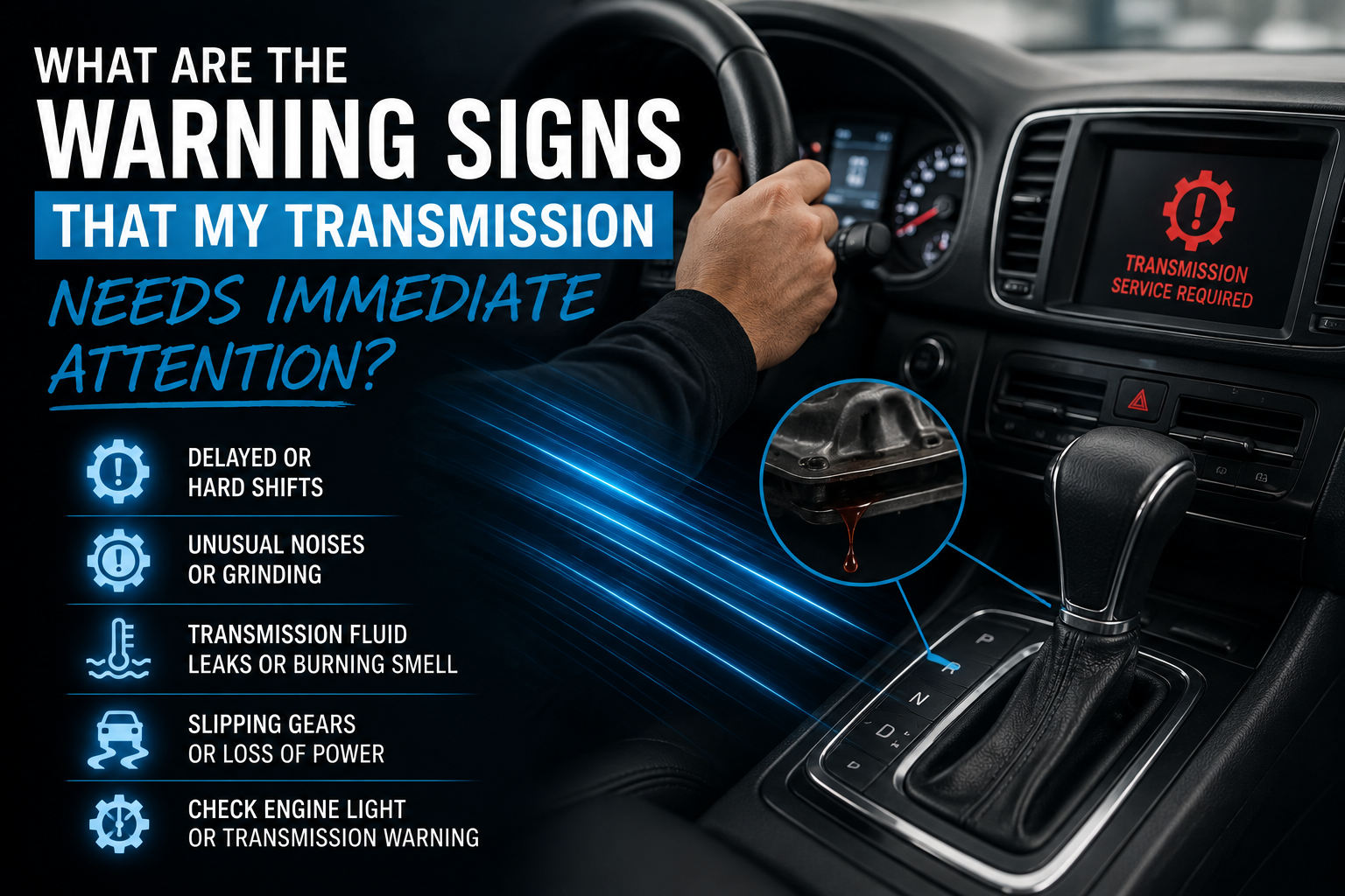What Are the Warning Signs That My Transmission Needs Immediate Attention?